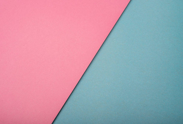 Pink and blue color cards making abstract background. - Foto, Imagen