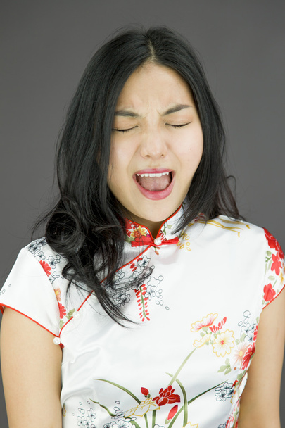 Mujer gritando
 - Foto, imagen