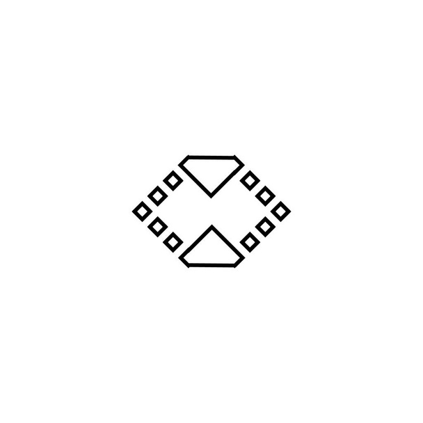E-mail-cím ikon. Egyszerű stílus üzenet poszter háttér szimbólum. Logo tervezési elem. Pólónyomtatás. Matrica-vektor. - Vektor, kép