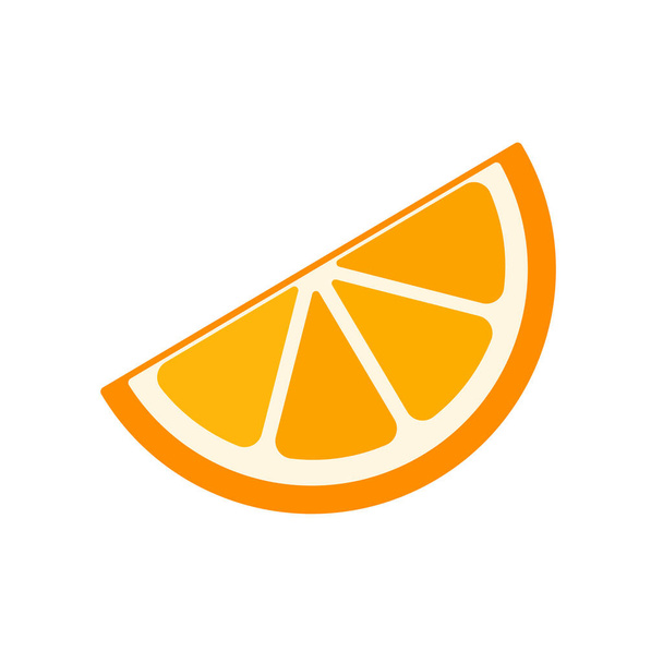 Sweet orange fruit. High vitamin oranges are sliced for refreshing orange juice in the summer. - Διάνυσμα, εικόνα