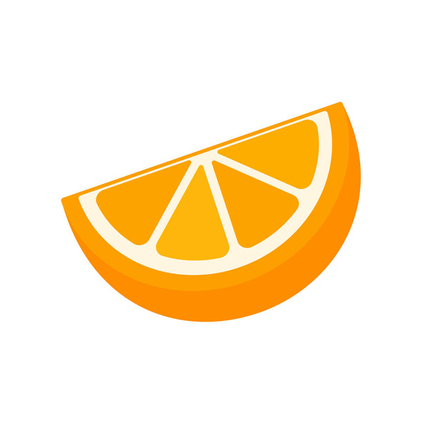 Sweet orange fruit. High vitamin oranges are sliced for refreshing orange juice in the summer. - Διάνυσμα, εικόνα