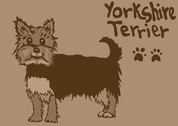 vintage Yorkshire terrier - Fotó, kép