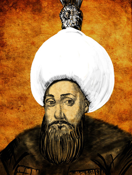 Selim III, Ottomaanse sultan van 1789 tot 1807, die een programma van Westernization ondernam en wiens heerschappij de intellectuele en politieke gisting voelde die door de Franse Revolutie wordt gecreëerd. - Foto, afbeelding
