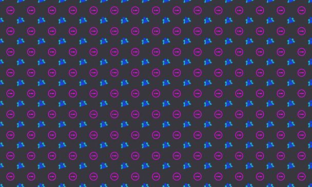 Цветной фон с различными аксессуарами - Вектор,изображение