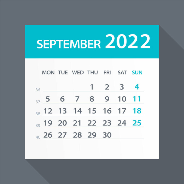 August 2022 Calendar Leaf - Illustration. Vector graphic page - Vector, Image