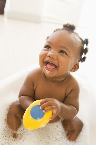 Baby in bubble bath - Photo, Image