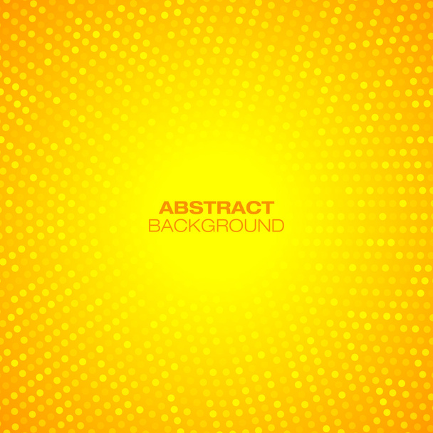 Abstract Circular Orange Background - Vetor, Imagem