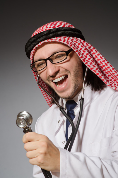 śmieszne arabski lekarz - Zdjęcie, obraz