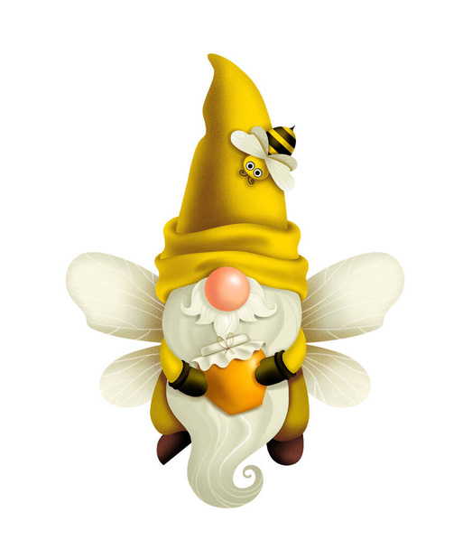 gnome avec une barbe - Photo, image