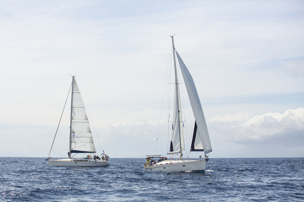 Veleiros em regata à vela "11th Ellada 2014
" - Foto, Imagem