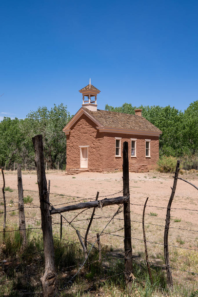 Old schoolhouse in the abandoned ghost town of Grafton, Utah - Photo, Image