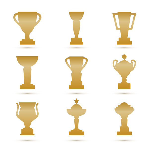 Trophy set - Вектор,изображение