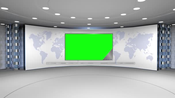 News Studio, tło dla programów telewizyjnych - Materiał filmowy, wideo
