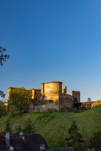 Krakovec vár romjai Közép-Csehországban, Csehországban - Fotó, kép