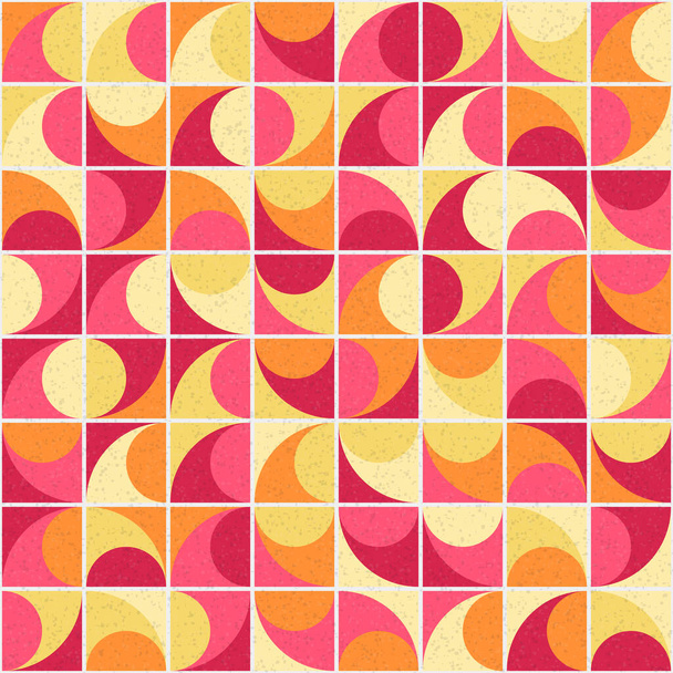 Abstract geometric pattern with generative computational textured art - Vetor, Imagem