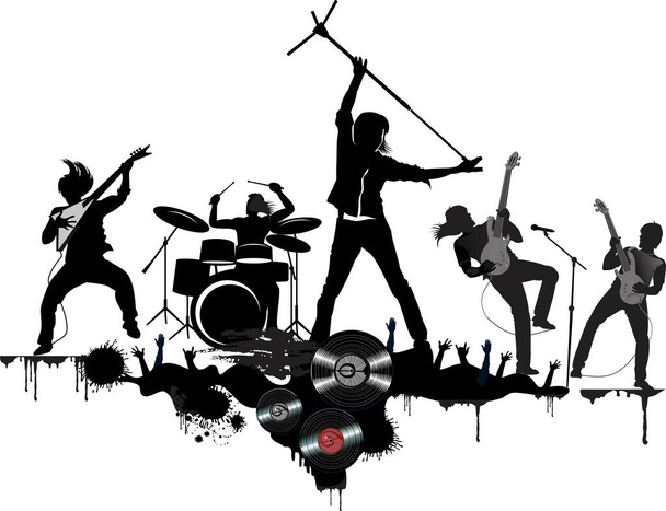 Lendas do Rock and Roll - Vetor, Imagem