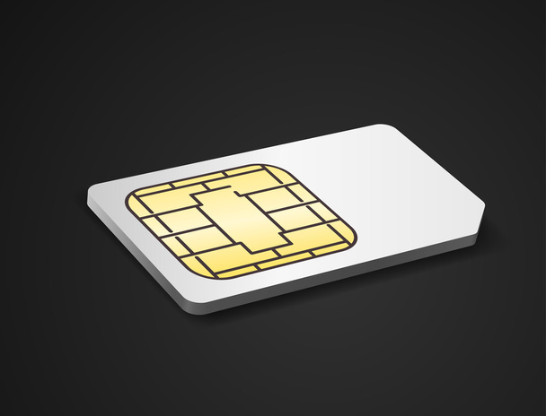 κάρτα SIM - Διάνυσμα, εικόνα