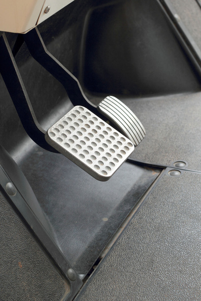 Brake and accelerator pedal for cars.  - Photo, Image