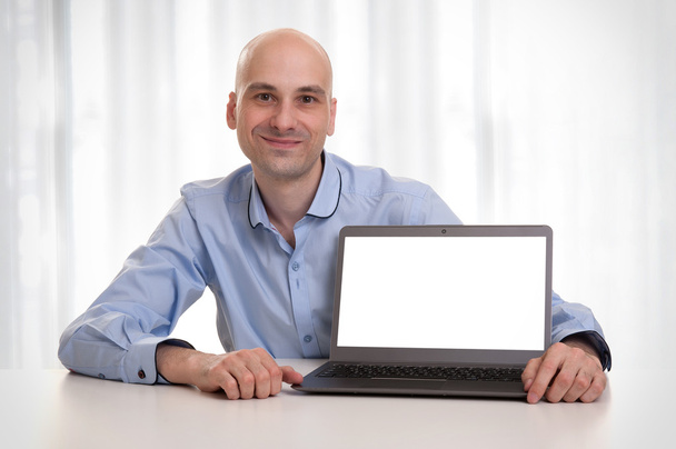 man with laptop - Fotó, kép
