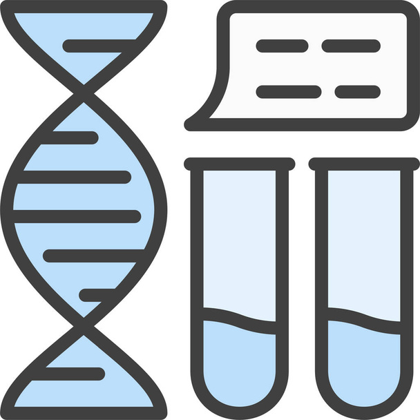 dna genetics laboratory icon - Vector, Image