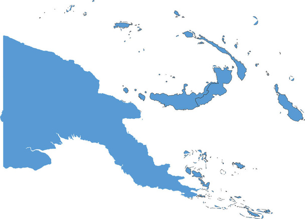 guinea map nouvelle icône dans un style solide - Vecteur, image