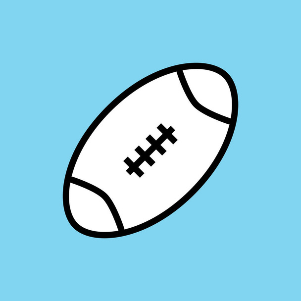 labda labdarúgó játékok ikon vázlatos stílusban - Vektor, kép