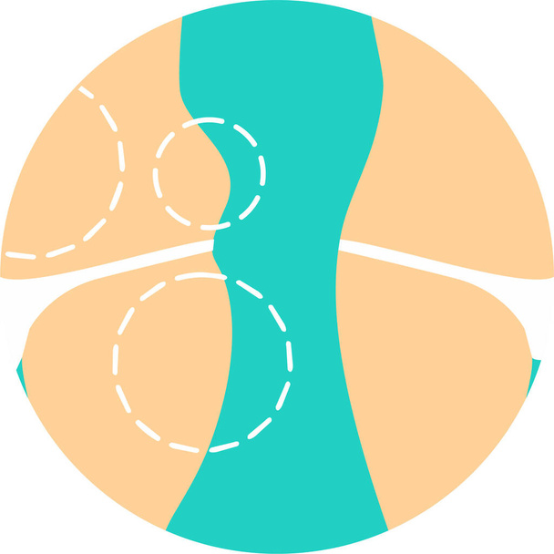 icono bariátrico cirugía médica en estilo plano - Vector, imagen
