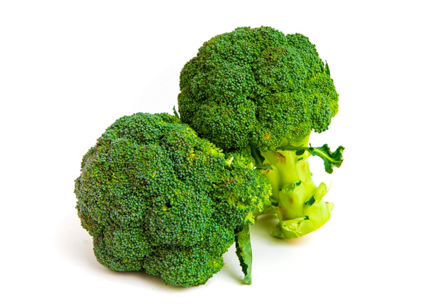 Brócoli aislado sobre fondo blanco - Foto, imagen