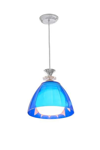 Blue hanging lamp  - Photo, Image