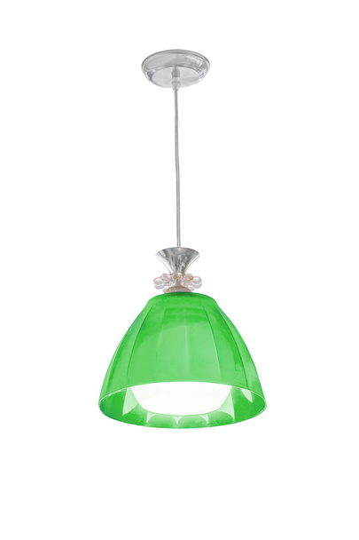 зеленим підвісний світильник
  - Фото, зображення