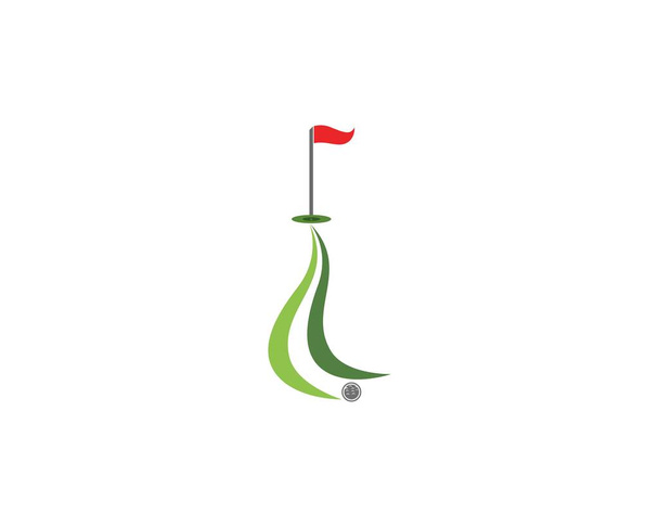 Golf kuvake logo vektori malli - Vektori, kuva