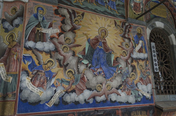 Pittura murale nella chiesa del monastero di Rila
 - Foto, immagini