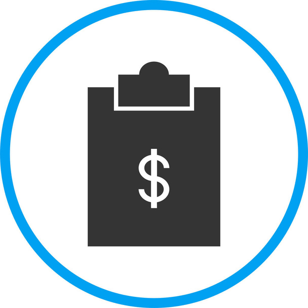 částka v hotovosti měna ikona v pevném stylu - Vektor, obrázek