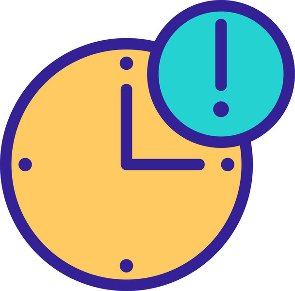 ikona czasu dzwonka w kategorii symboli znaków - Wektor, obraz