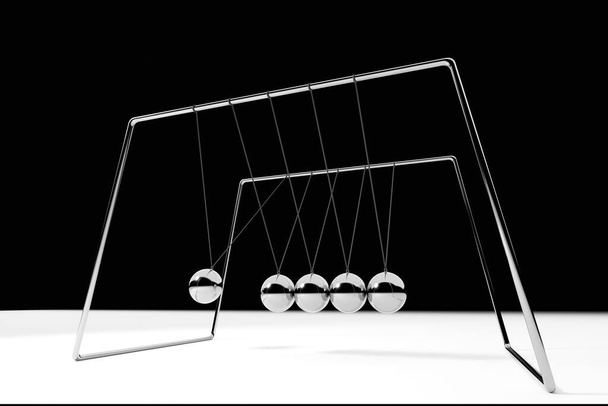 3D vykreslování. Newtonova kolébka. Balancing ball. - Fotografie, Obrázek