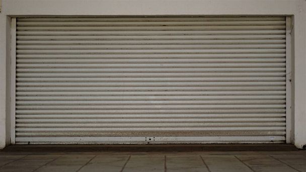 trade metal shutter as background - Photo, Image
