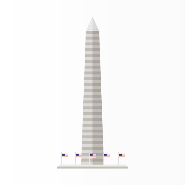 пам'ятник Уса Вашингтон - Вектор, зображення