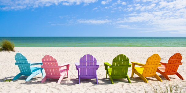 Adirondack Beach tuolit Sun Beach edessä Holiday Vac
 - Valokuva, kuva