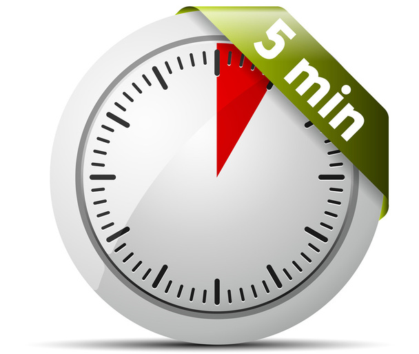 Minuterie 5 minutes
 - Vecteur, image