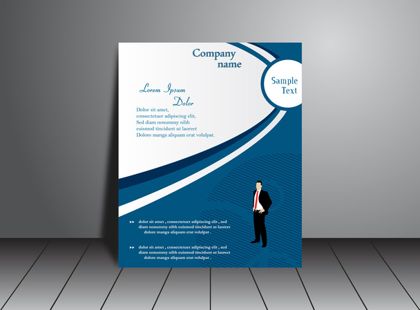 Business brochure design - Vector, Image