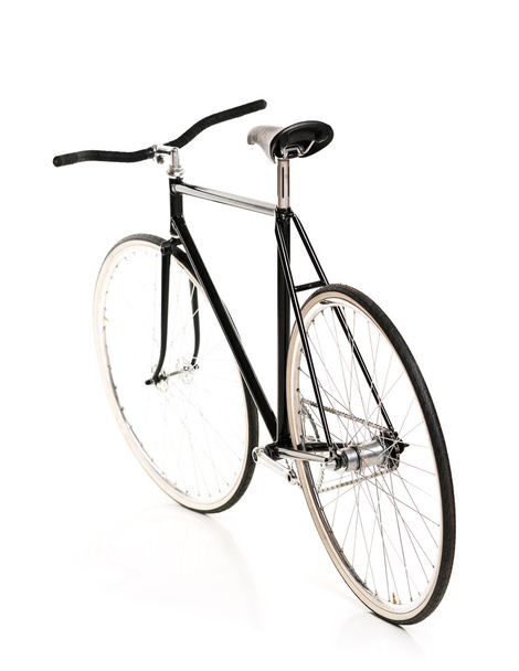 Велосипед на белом фоне
 - Фото, изображение