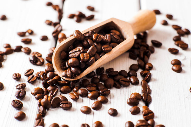 coffee beans.Roasted coffee beans goals.Packaging for coffee - Φωτογραφία, εικόνα