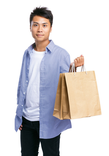 Uomo con shopping bag
 - Foto, immagini