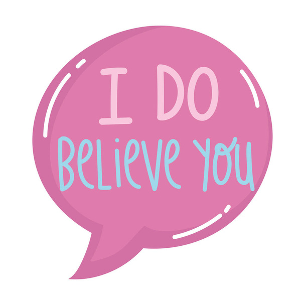 I do believe you - Vector, Image