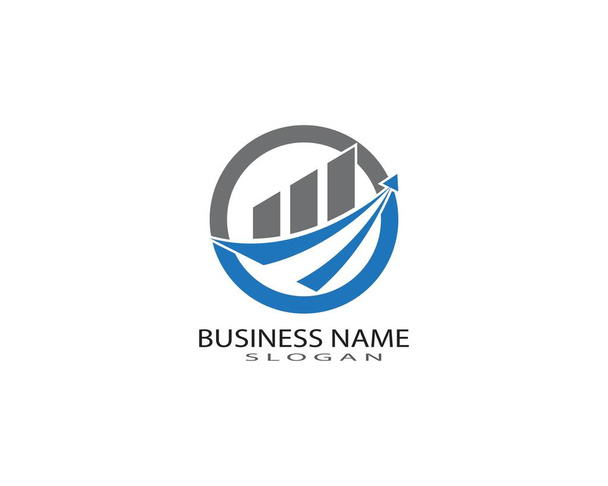 Business finance logo - vector - Vector, Imagen