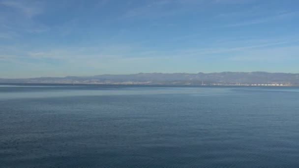 Vista panorámica de la costa de Krk Island - Imágenes, Vídeo