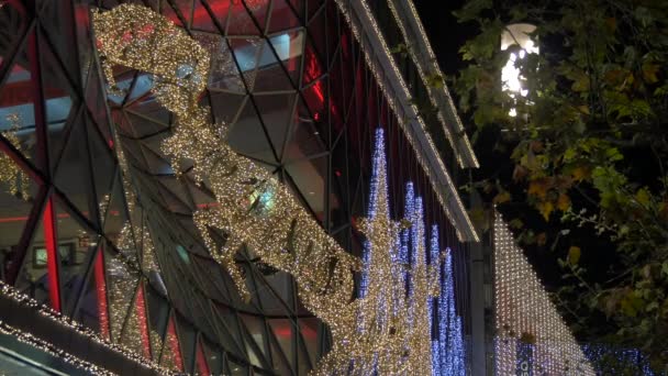 Christmas ornaments at My Zeil mall - Footage, Video
