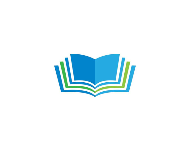 Diseño de ilustración del icono del logo del libro - Vector, Imagen
