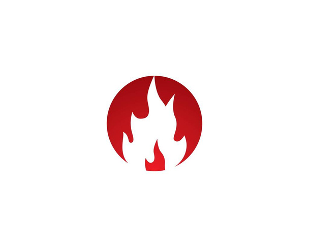 Illustration logo feu - Vecteur, image