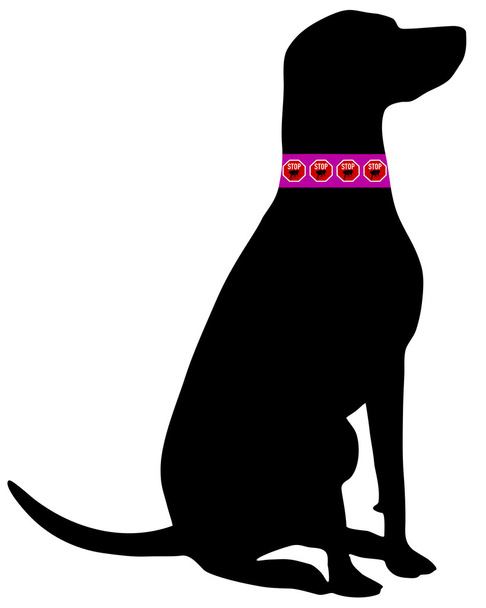 犬のノミの襟 - ベクター画像